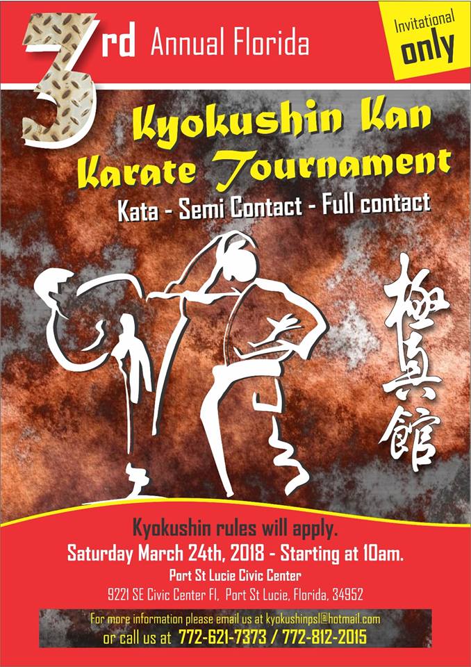3rd Annual Florida Kyokushin Kan Karate Tournament
