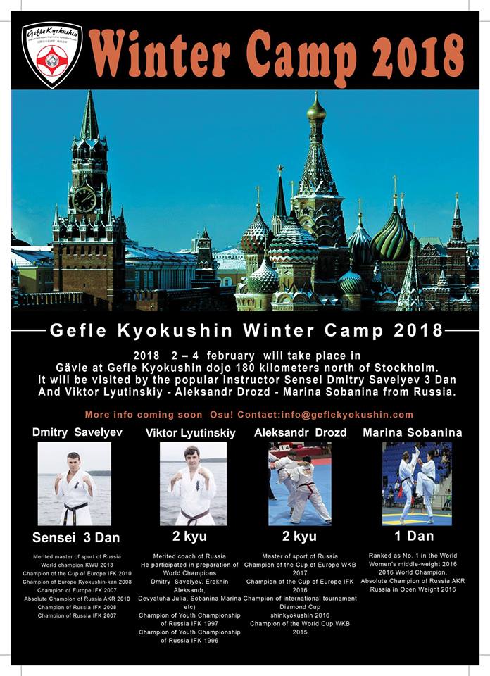 Gefle Kyokushin Winter Camp 2018