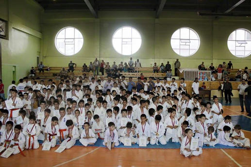 Tournament with 350 Armenian karatekas